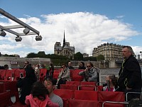 セーヌ川クルーズから見たノートルダム寺院