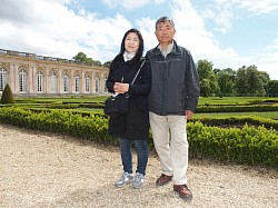 大トリアノンの庭園で