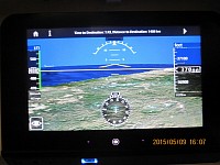 お初のフライト画面